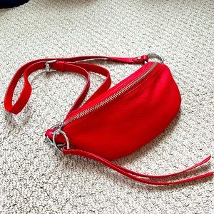 Rebecca Minkoff red belt bag. Pristine condition!